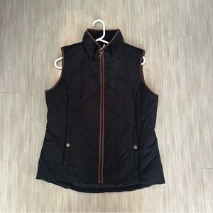 NWOT G.H. Bass & Co. Black Quilted Vest